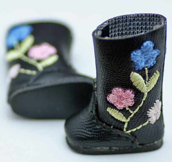 Tiny Betsy McCall shoes Floral Boots t[Eu[c7013